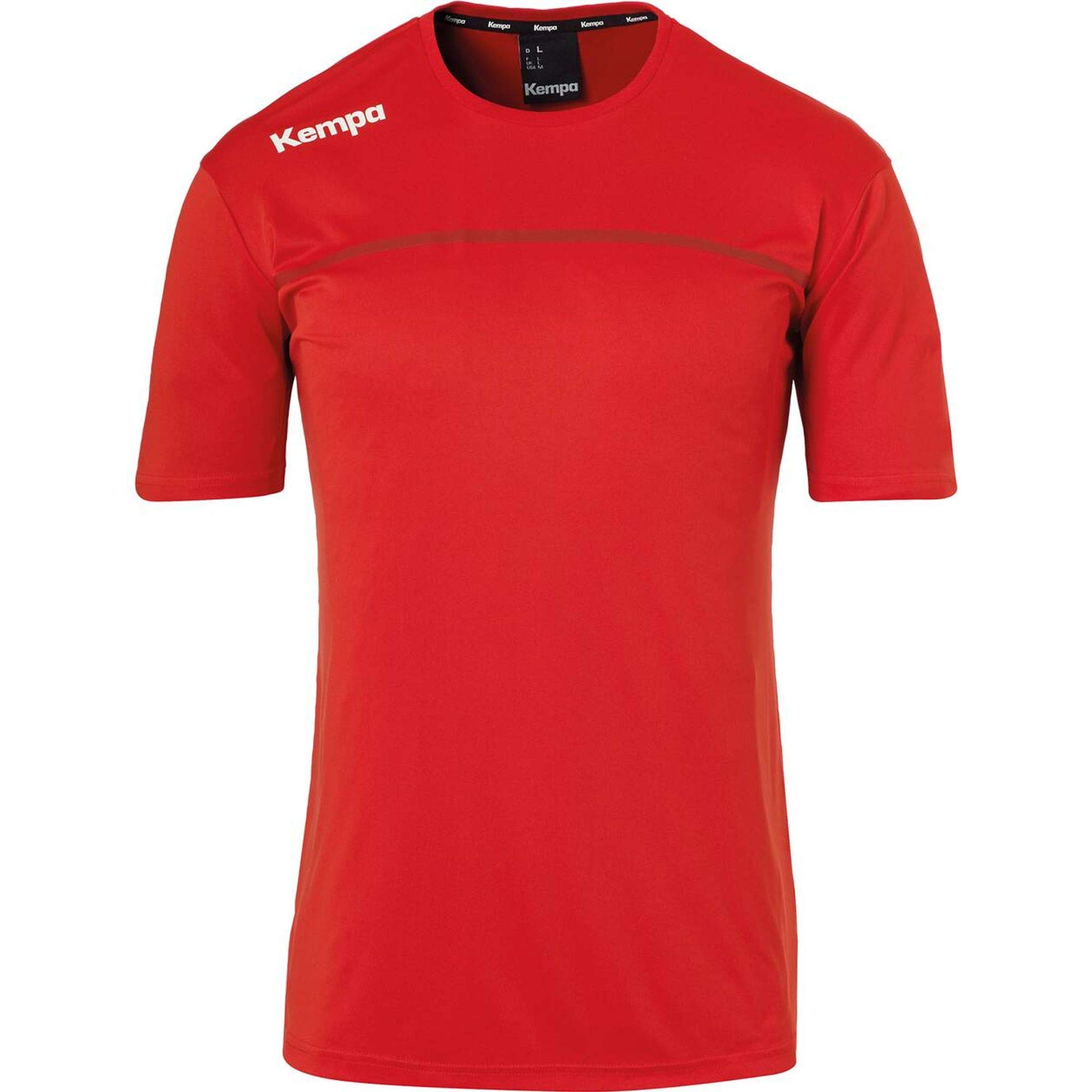 Kempa Men's Emotion 2.0 Poly Shirt, Rot/Chilirot, S