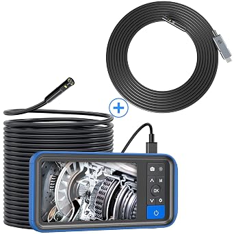 Teslong Dual Lens 50FT Endoscope Borescope & 7.9mm/0.3inch 16.5FT Triple Lens Probe