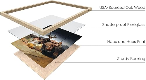 Miniatura 2 de Haus & Hues - Póster de bruja vintage de estilo grunge, cuadros góticos, fotos espeluznantes, imágenes góticas para pared de brujas, arte gótico (12