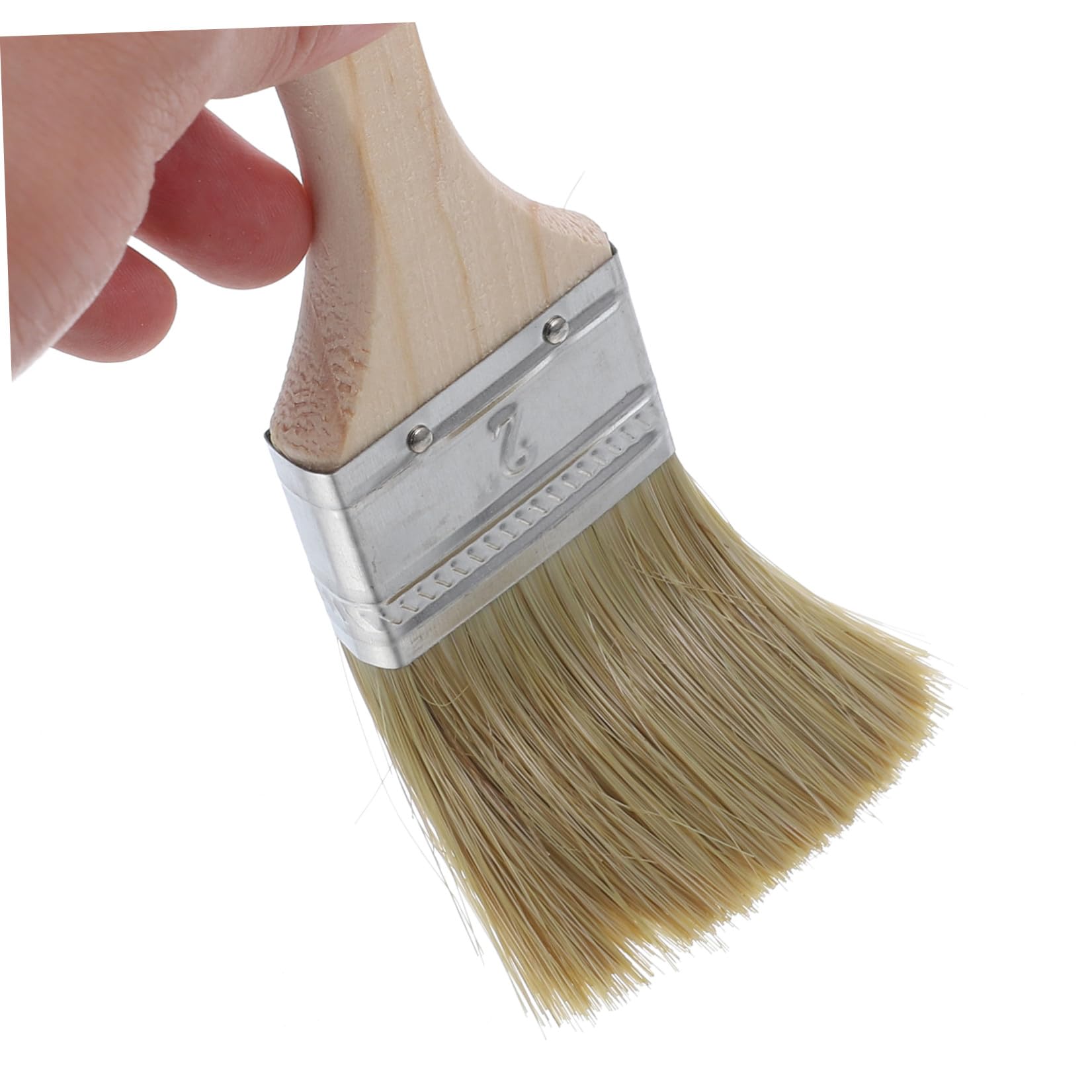 VILLCASE Pinceau D’Artiste à Manche en Bois, Lot de 23 Pièces, Poils Beige