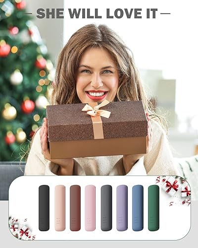 Miniatura 9 de BEZOX Soportes para brochas de maquillaje de viaje, Marrón, Conscise