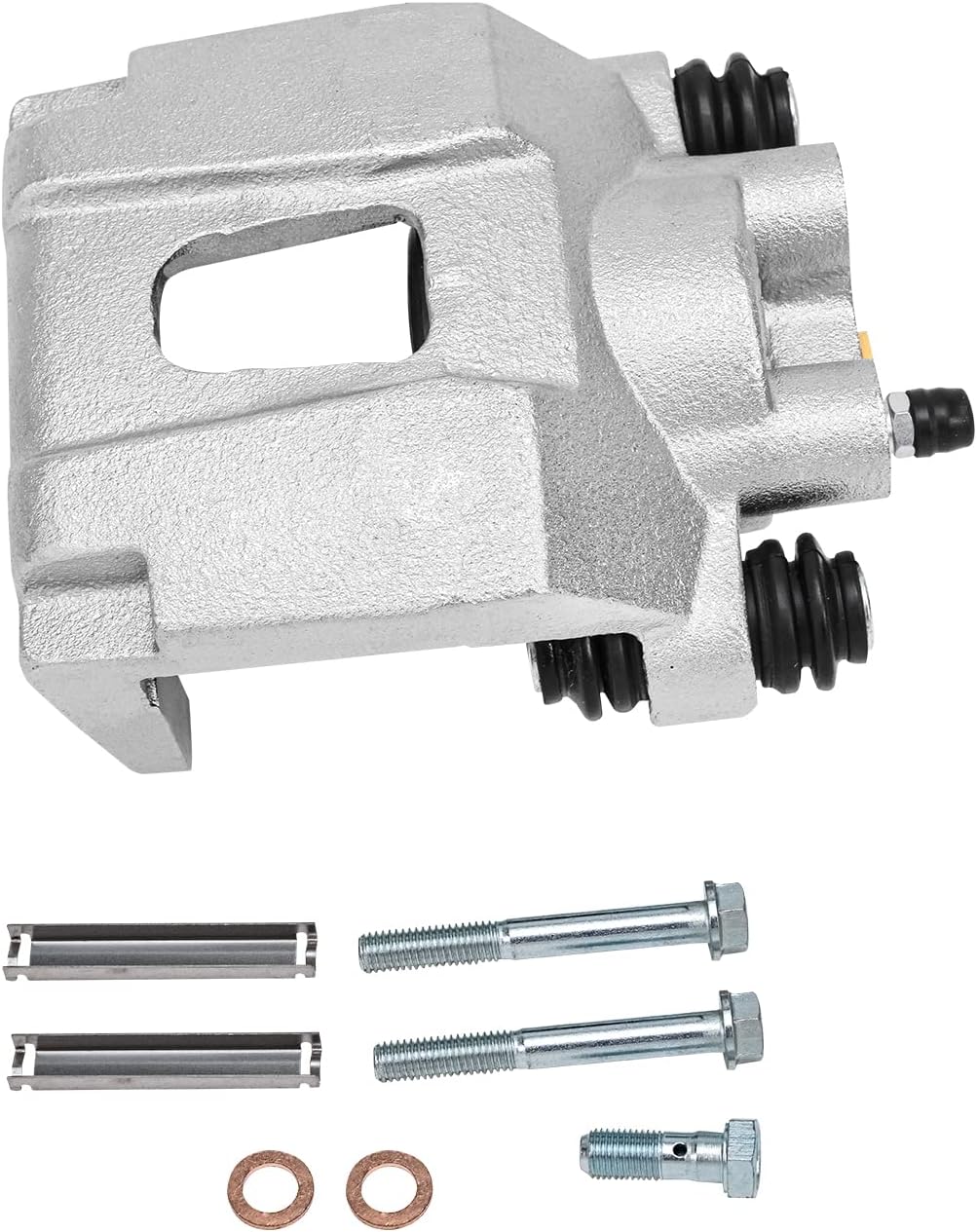 Detroit Axle - Rear 2pc Brake Calipers for Ford Explorer Sport Trac Jeep Liberty TJ Wrangler Lincoln Aviator Mercury Mountaineer, 2 Disc Brake Calipers Replacement