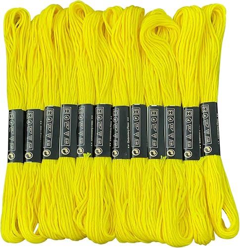 Miniatura 13 de Hilo de bordar, 12 madejas de color arcoíris, pulsera de la amistad, hilo de bordado de punto de cruz, hilo de hilo para hacer pulsera, hilo de hilo