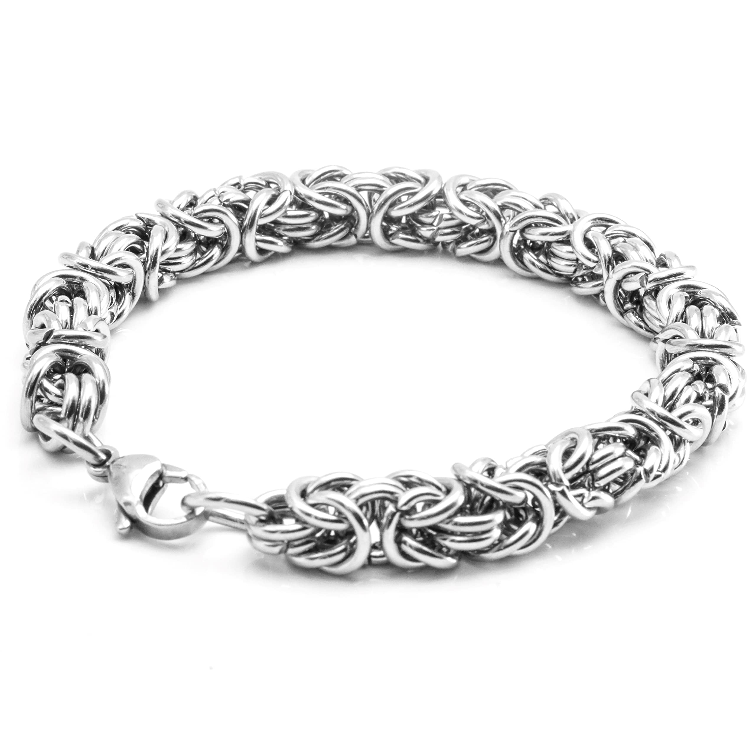 THE MEN THING REINFORCED - 7mm Stainless Steel Bracelet, American Style - Hip Hop Biker Bracelet 8 inch with Lobster Claw Buckle for Men & Boys (B0BBWMLTPQ) Amazon Price History, Amazon Price Tracker
