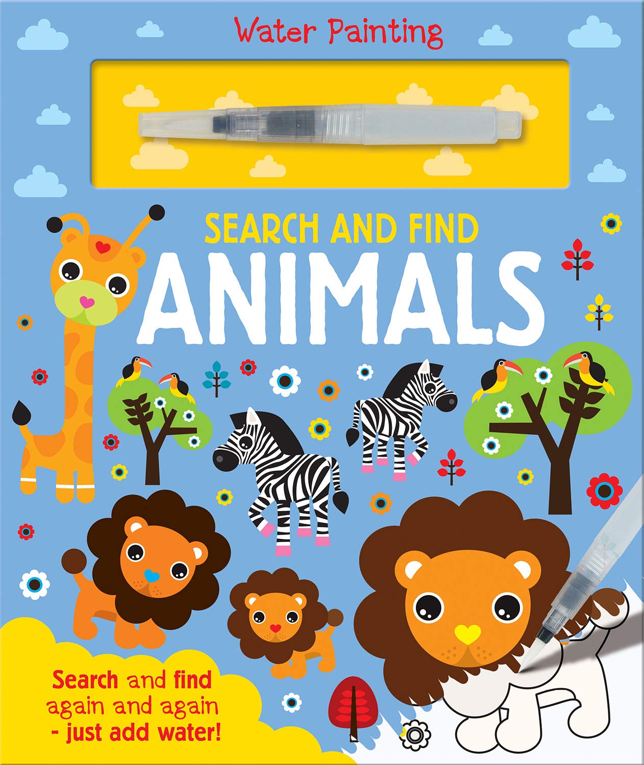 Search and Find Animals by Georgie Taylor (Hardback Book)