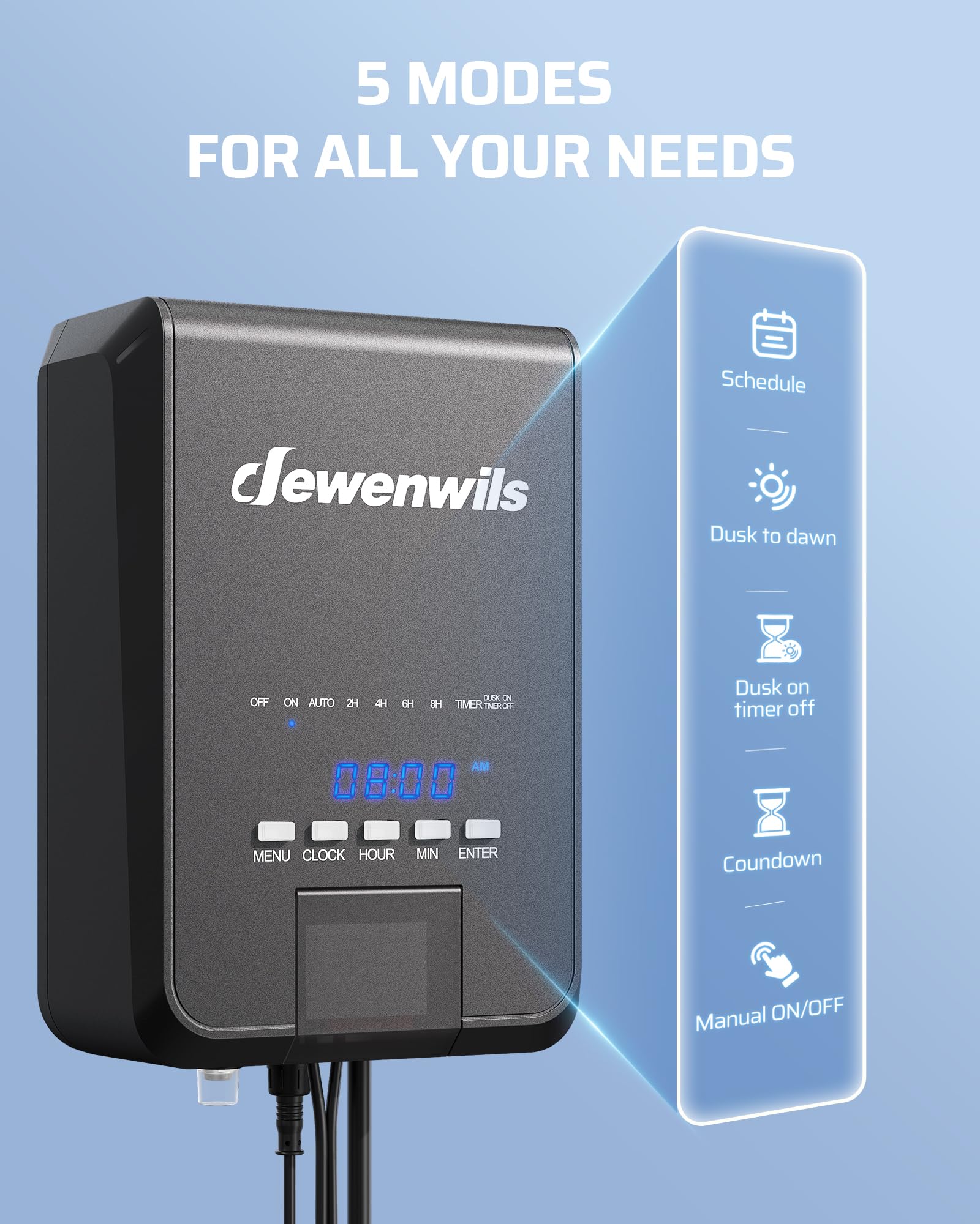 DEWENWILS Landscape Transformer - LED Lighting Power -3