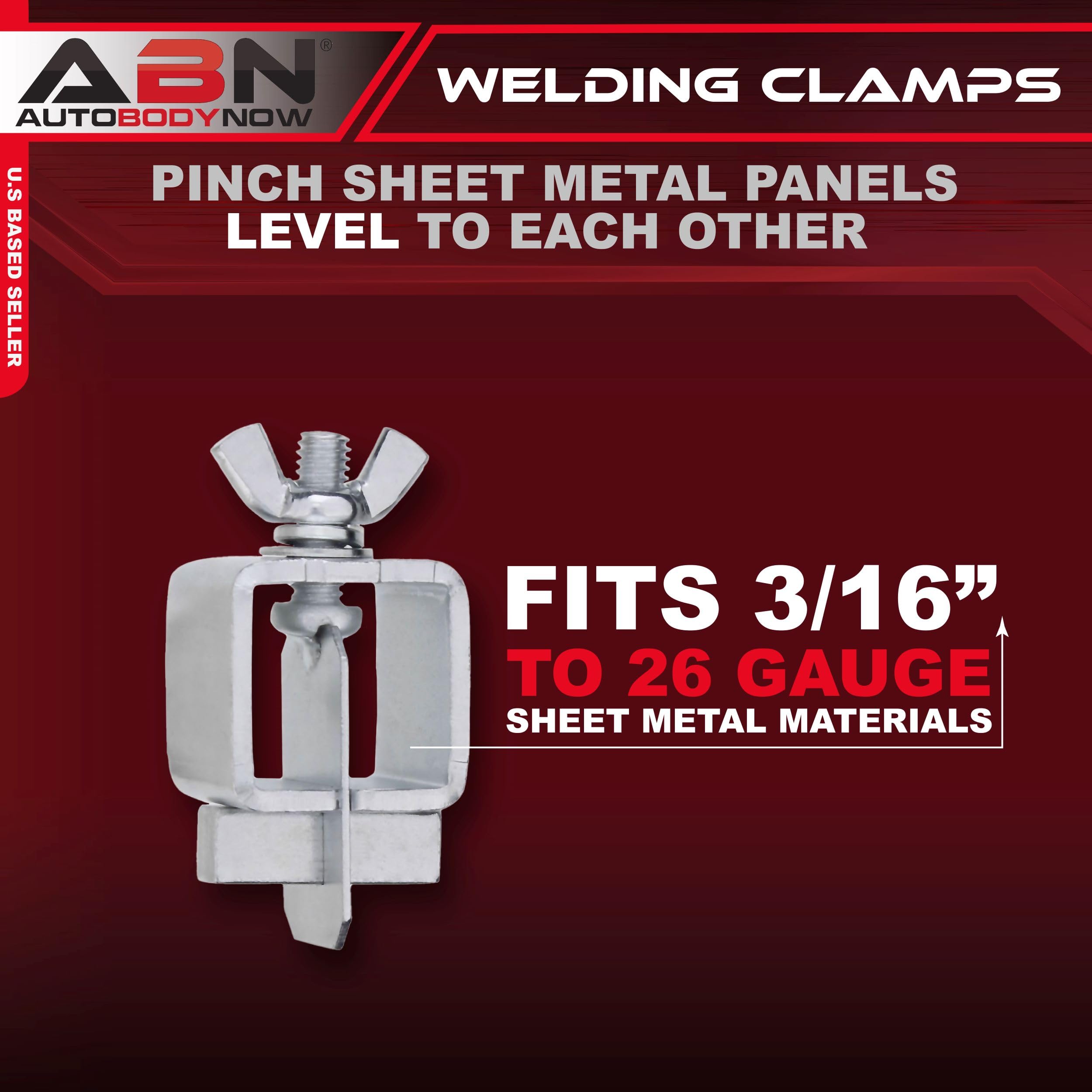Panel Clamps (4 Pack) Butt Welding Panel Beating, Sheet, Automotive - View #6