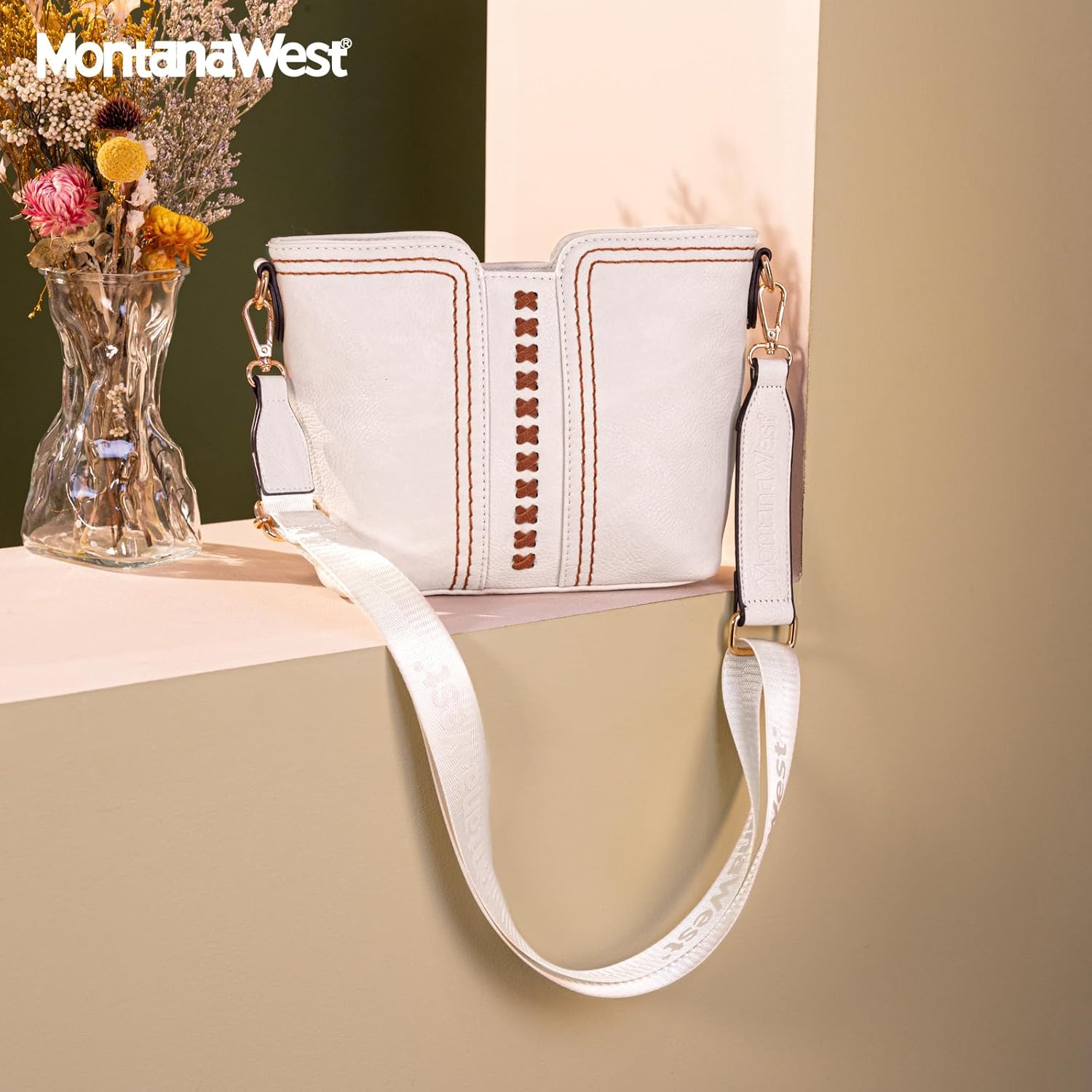 Montana West MINI Crossbody Bags for Women Cross Body Purses Shoulder Handbags with Wide Guitar Strap - Image 2