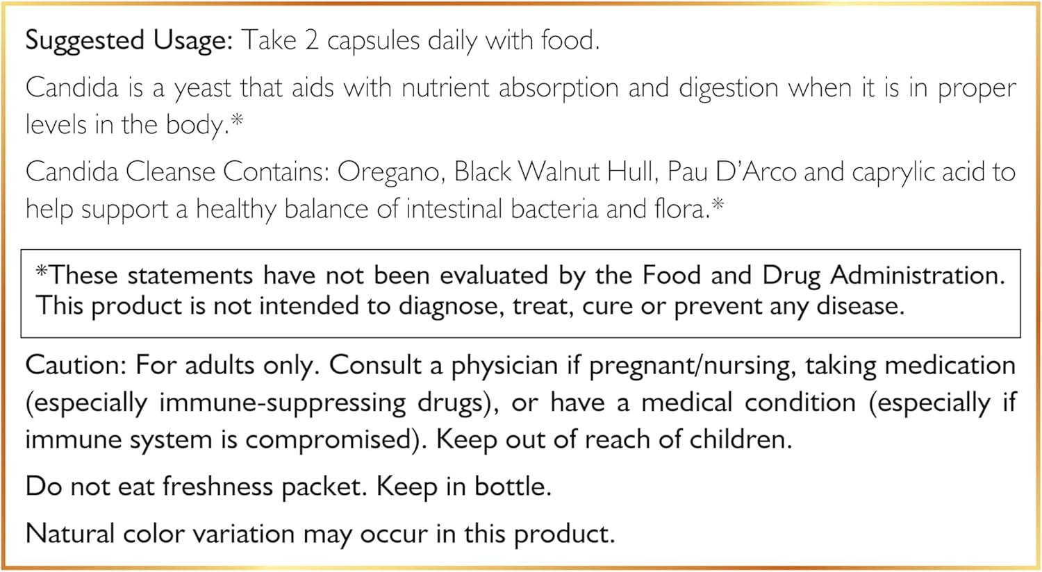Cocó March N.M.D Candida Cleanse – 30 Day Herbal Detox Cleansing with Digestive Enzymes for Gut Health & Immune Support – Gluten Free, Vegan, Non-GMO, Dairy Free, Soy Free – 120 Veggie Caps