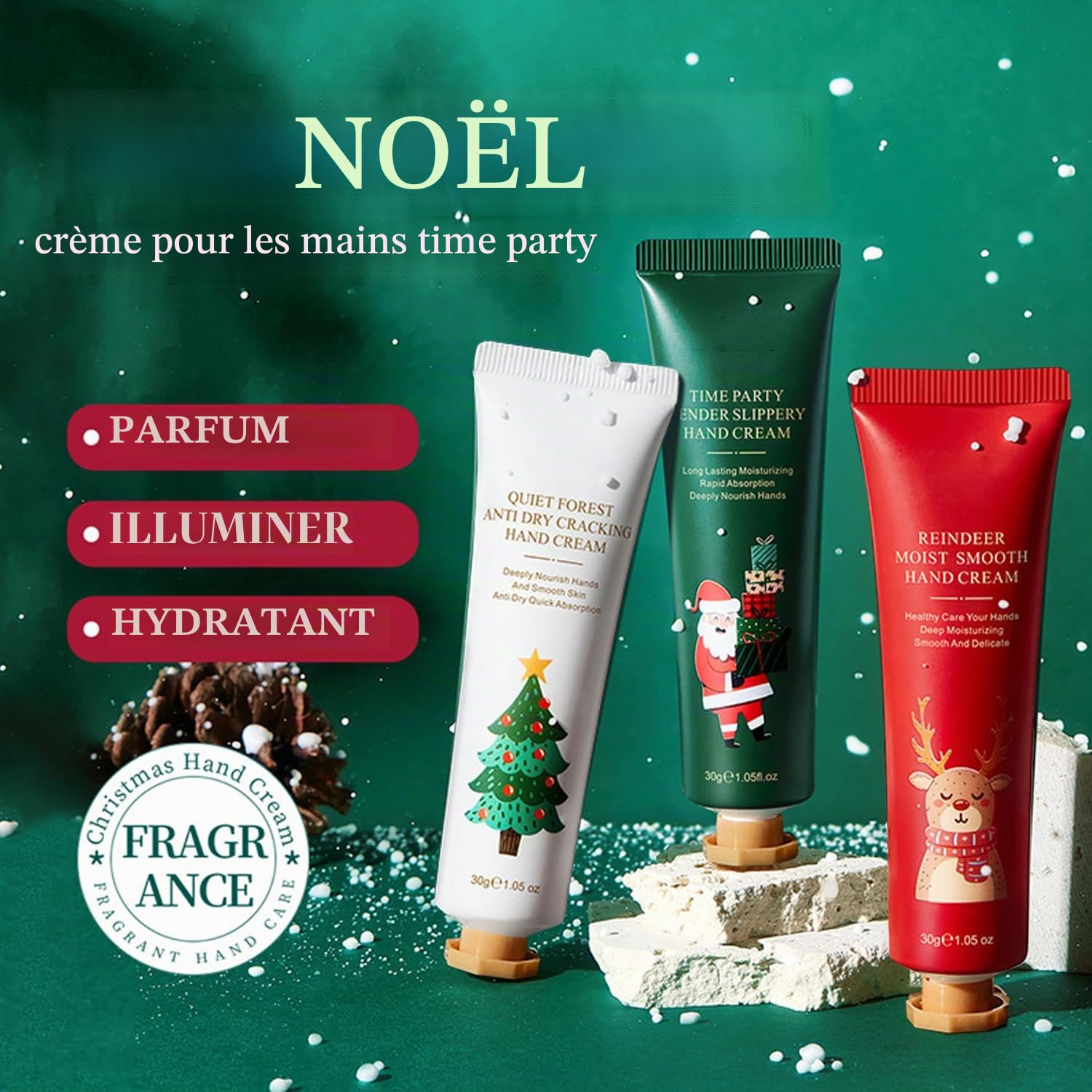 Cadeau Noel Femme, 21 Pièces Coffret Bain Femme - Idee coffret cadeau noel con Mug Hiver et Crème pour les mains pour sœur, maman, épouse, amie, cadeaux de Noël