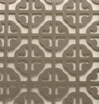 MD Building Products 57005 1-Feet by 2-Feet Satin Nickel Mosaic Aluminum Sheet