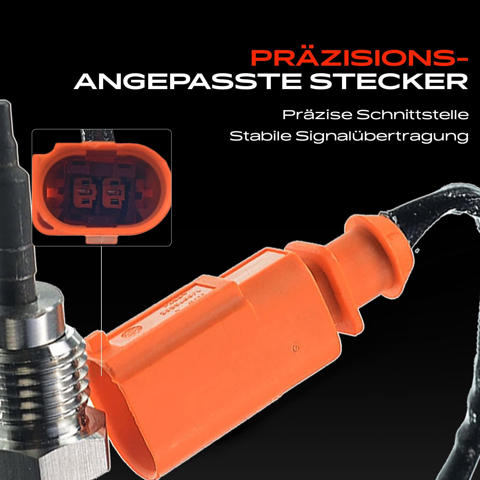 Abgastemperatur Sensor nach AGR für A4 A4 Avant 8K5 8K2 B8 A5 A5 Sportback 8T3 8TA Q7 4L Phaeton 3D T-o-u-a-r-e-g 7LA 7L6 7L7 Diesel 2006-2016 059906088K
