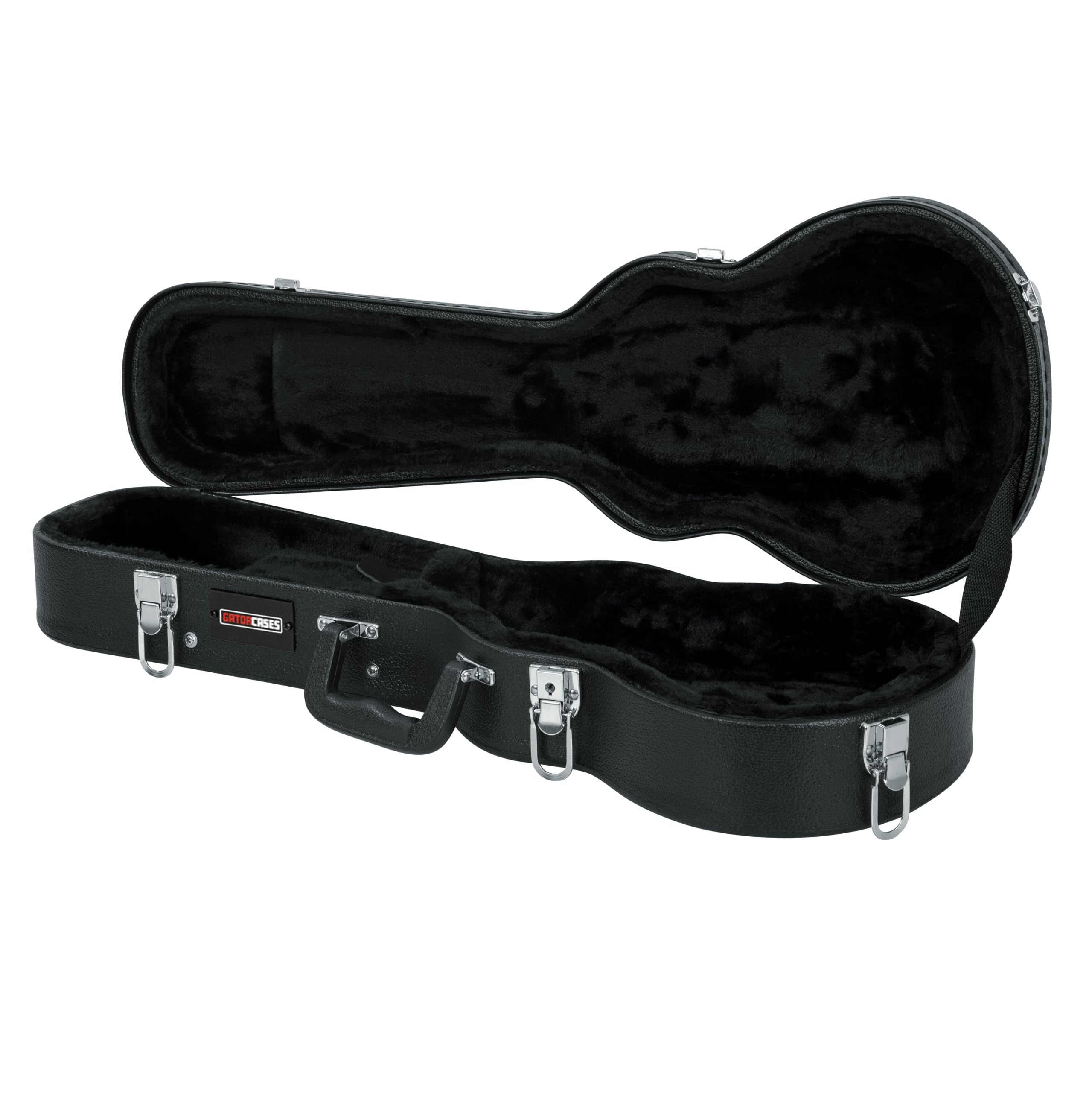 Gator Cases Estuche Deluxe de Madera Dura para Ukeleles Estilo Concierto; (GWE-UKE-con)