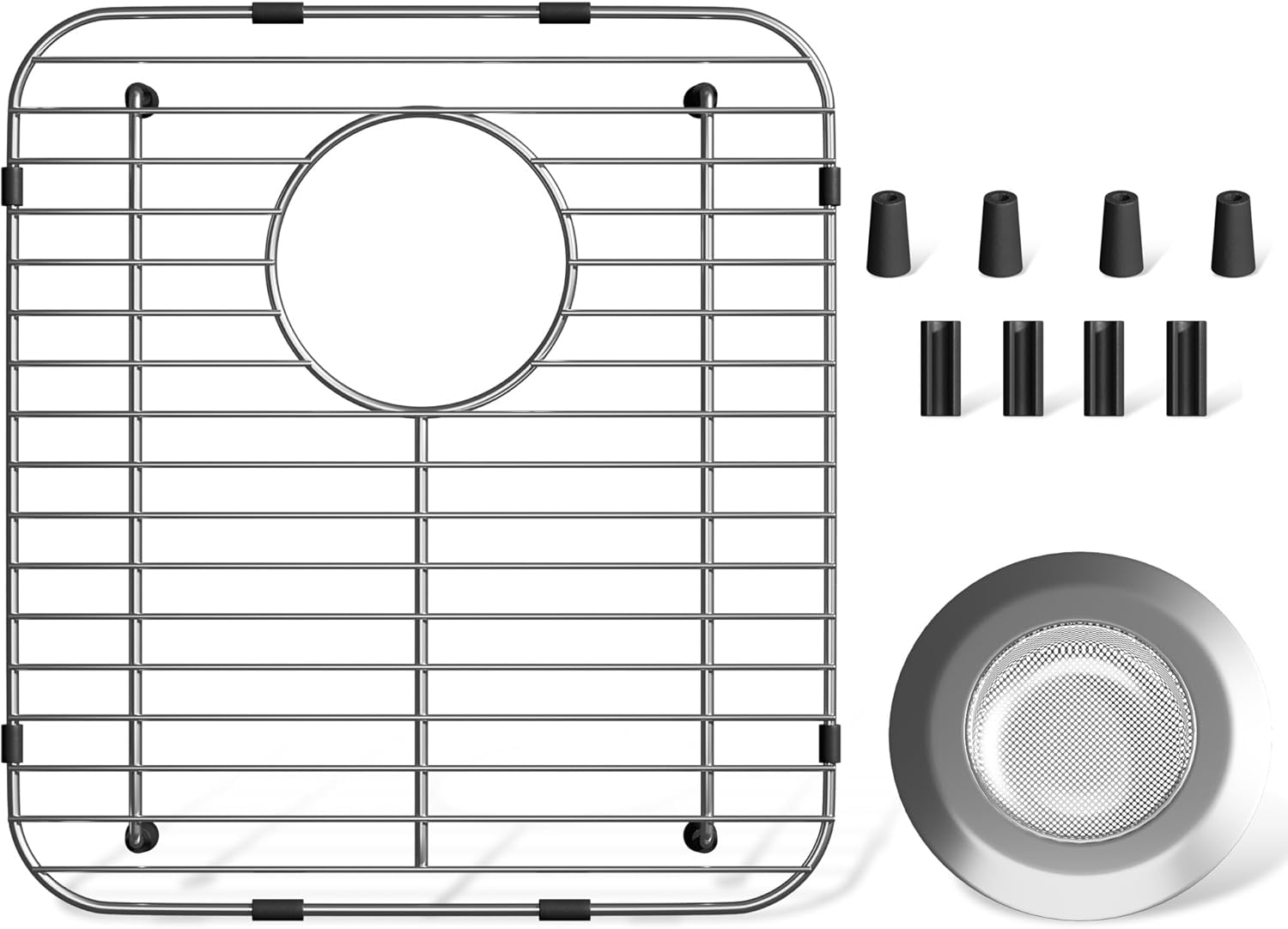 jkxoo Sink Protectors for Kitchen Sink 13.1''x11.6''x1