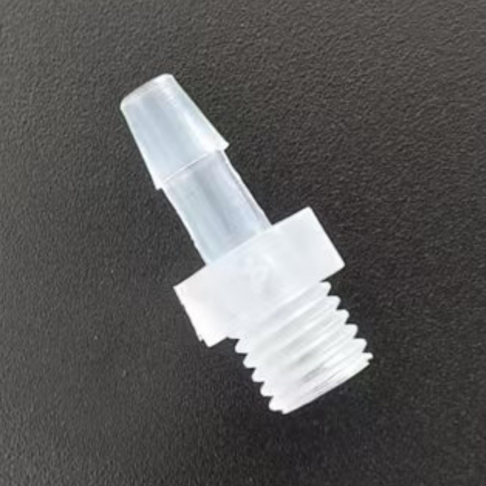 1/4-28UNF Male Threaded to Barbed Reusableplastic Hose Connector - 25 Pack for Laboratory and Food Machinery(3.2mm 1/8inch)