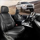 Coverland Custom Fit Car Seat Covers for SUV Compatible with [CR-V, RAV4, Equinox, Explorer, Tahoe, X5, X3, Edge] Premium Waterproof Non-Slip Interior Seat Protector [Front Black- Size Chart A10]