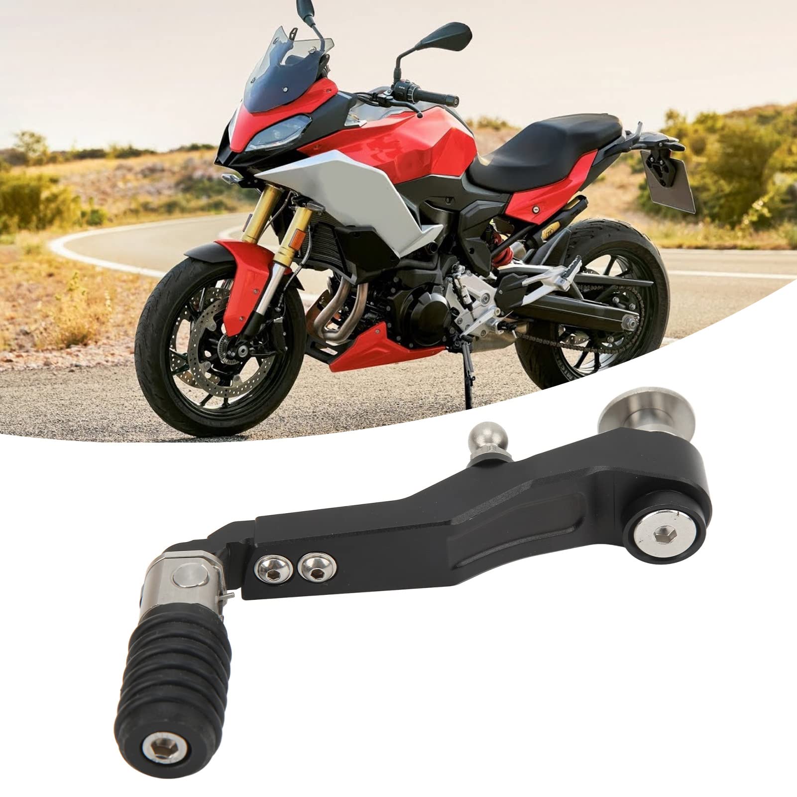 Leva del Regolabile Pedale del Pieghevole per F900XR 2020-2022 (Nero)
