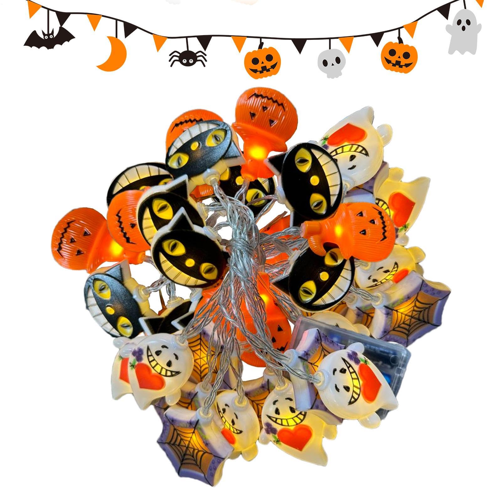 Guirlande lumineuse Halloween résistante à la pluie pour sécuriser votre déco extérieure - 8
