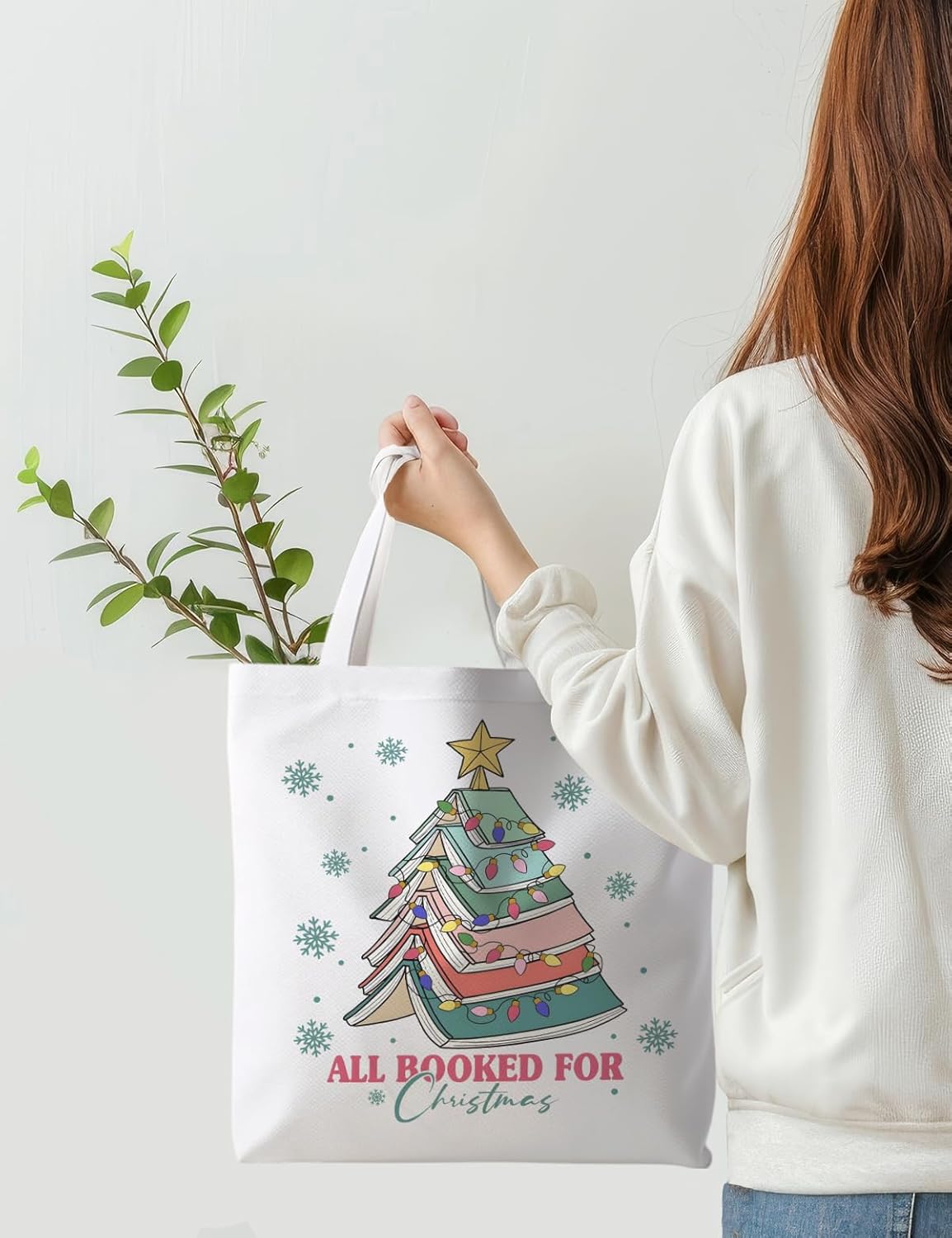 Book Tote Bag, Reading Gifts for Women, Gifts for Reading Lovers Women - Image 2