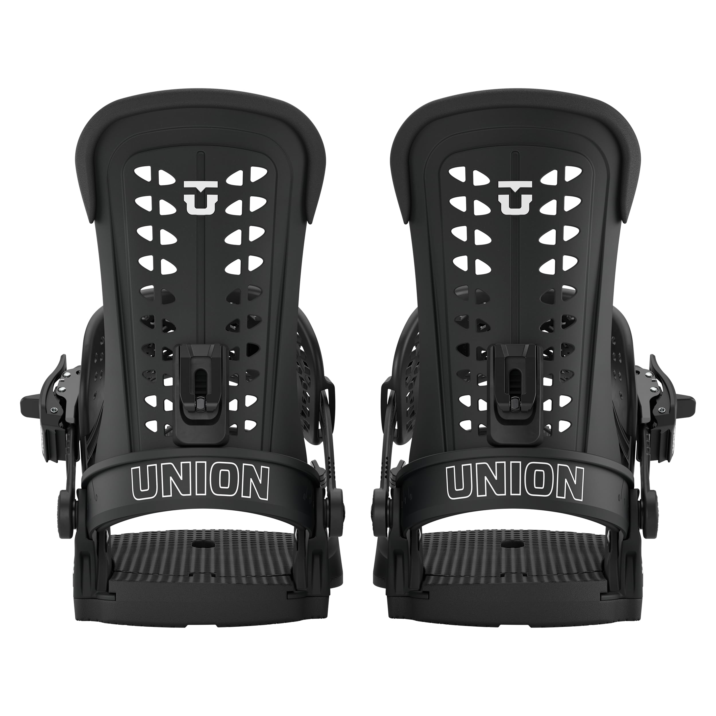 Union Force Classic Men's Snowboard Bindings, Black, Large