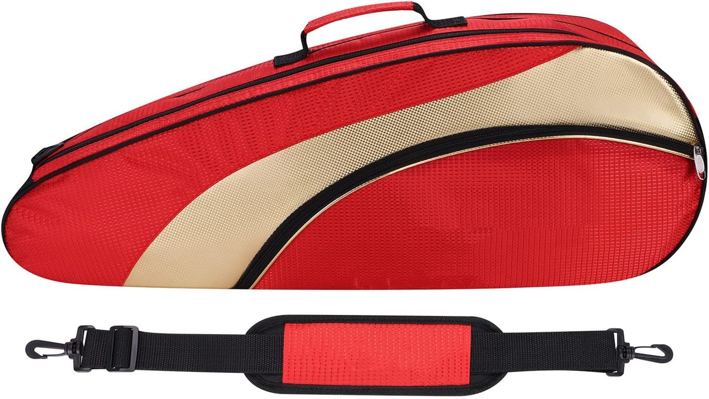 バドミントンラケット（収納袋つき） Amazon | ラケットケース テニス バドミントンラケットバッグ 3-6本