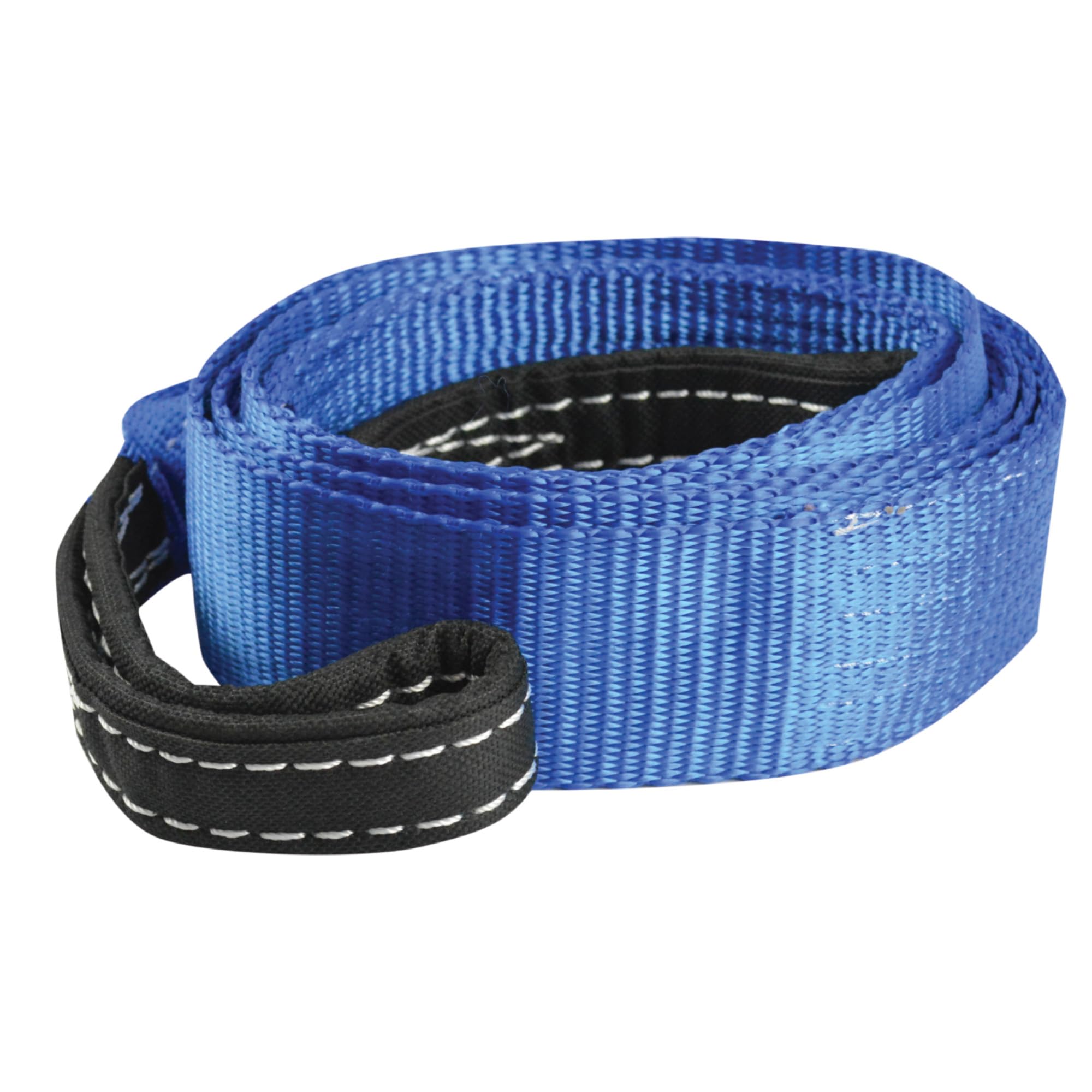 Sangle de Remorquage 3 mètres x 5 cm Force de Traction 4T (8800 lbs) - Matériau Polyester, Très Robuste Idéale pour Le Remorquage, Tout-Terrain 4 x 4, Sauvetage,Off Road,Jeep,Couleur Bleu