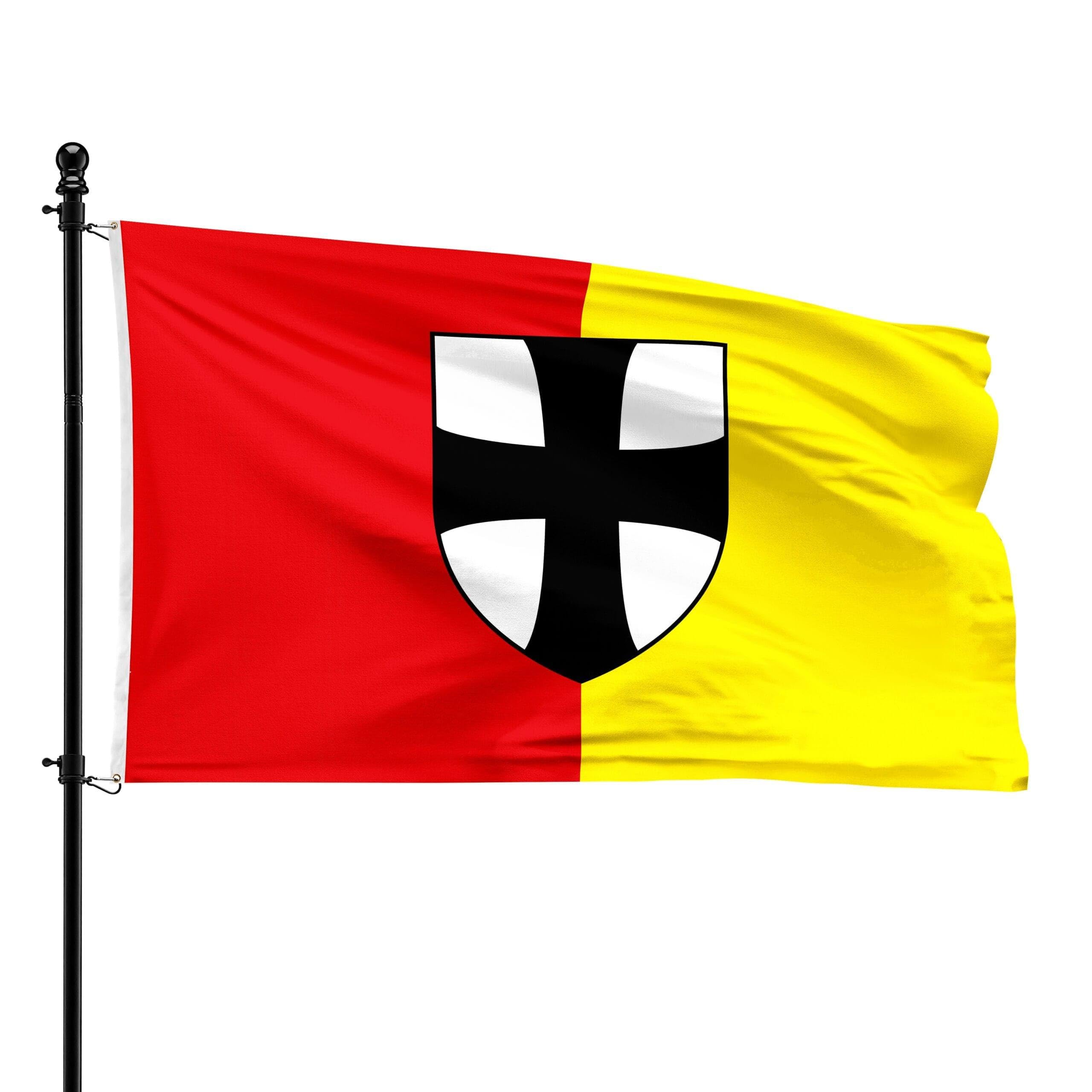 Bandera de Diepenbeek 90 x 150 cm para evitar el desgaste por viento