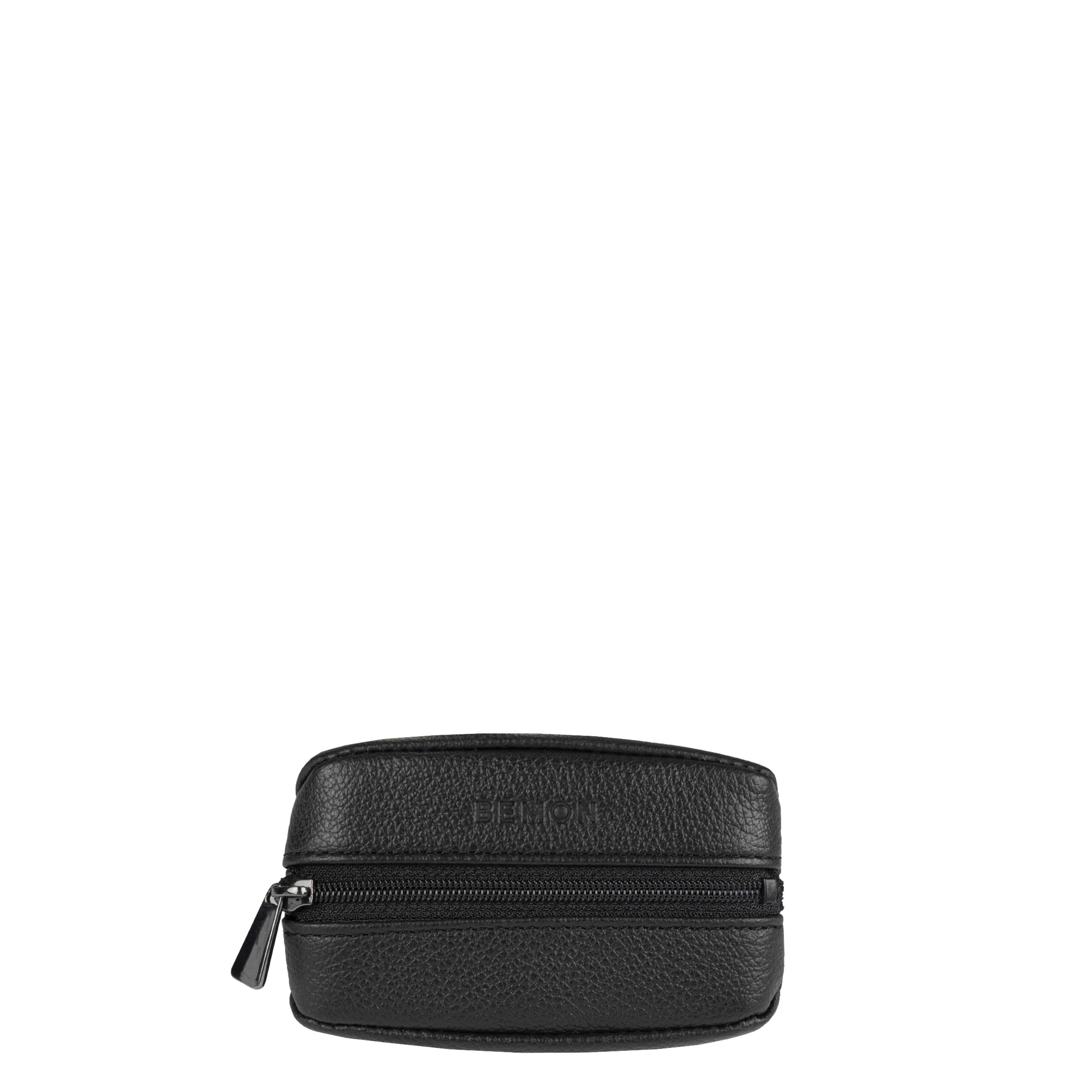 Bemon Porte Monnaie pour Homme en Cuir Enzo, Format Grain de café, 10 x 6.5 x 2 cm