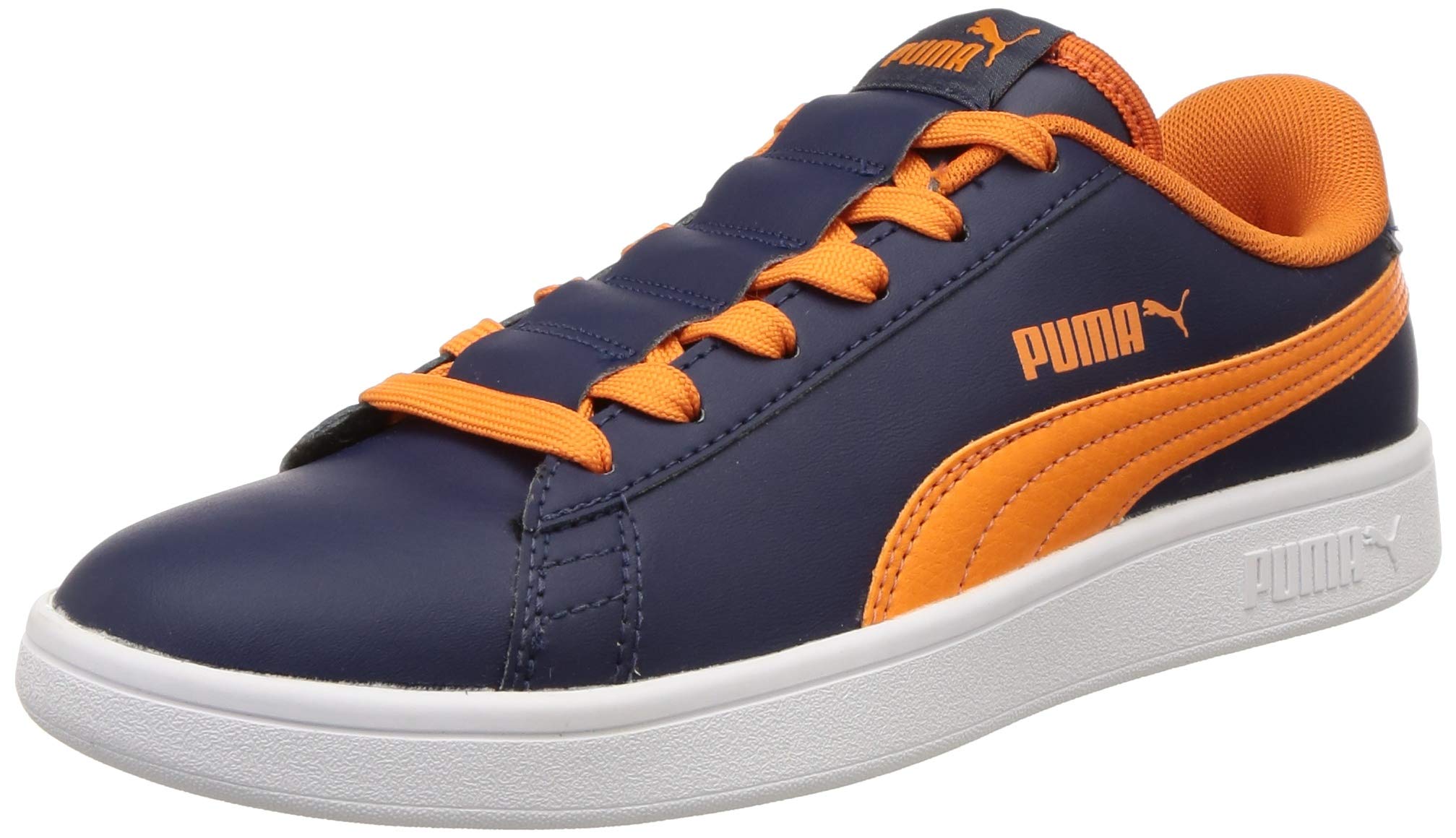Puma unisex-adult Smash V2 Loop Peacoat-Vibrant Orange Sneaker - 8 UK (37578802) (B08SNP5PXZ) Amazon Price History, Amazon Price Tracker