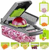 野菜切機 Amazon | Acnivko電動野菜カッター 野菜スライサー 角切り