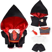 5-Piece Labu- Clothes-bu and Accessories Magician, Classic Academic-Style Mage Cosplay Costume for 17cm Doll