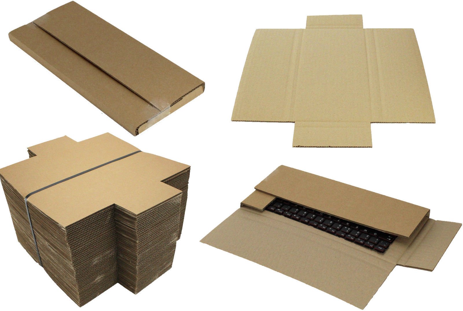 1 x Laptop Keyboard Box Large Letter Strong Double Wall Cardboard Shipping MAILING