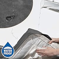 Vista 191 de Comfort Expression - Cama ortopédica para perros extragrandes, 53 x 42 pulgadas, cama impermeable y de apoyo de espuma con cojines removibles