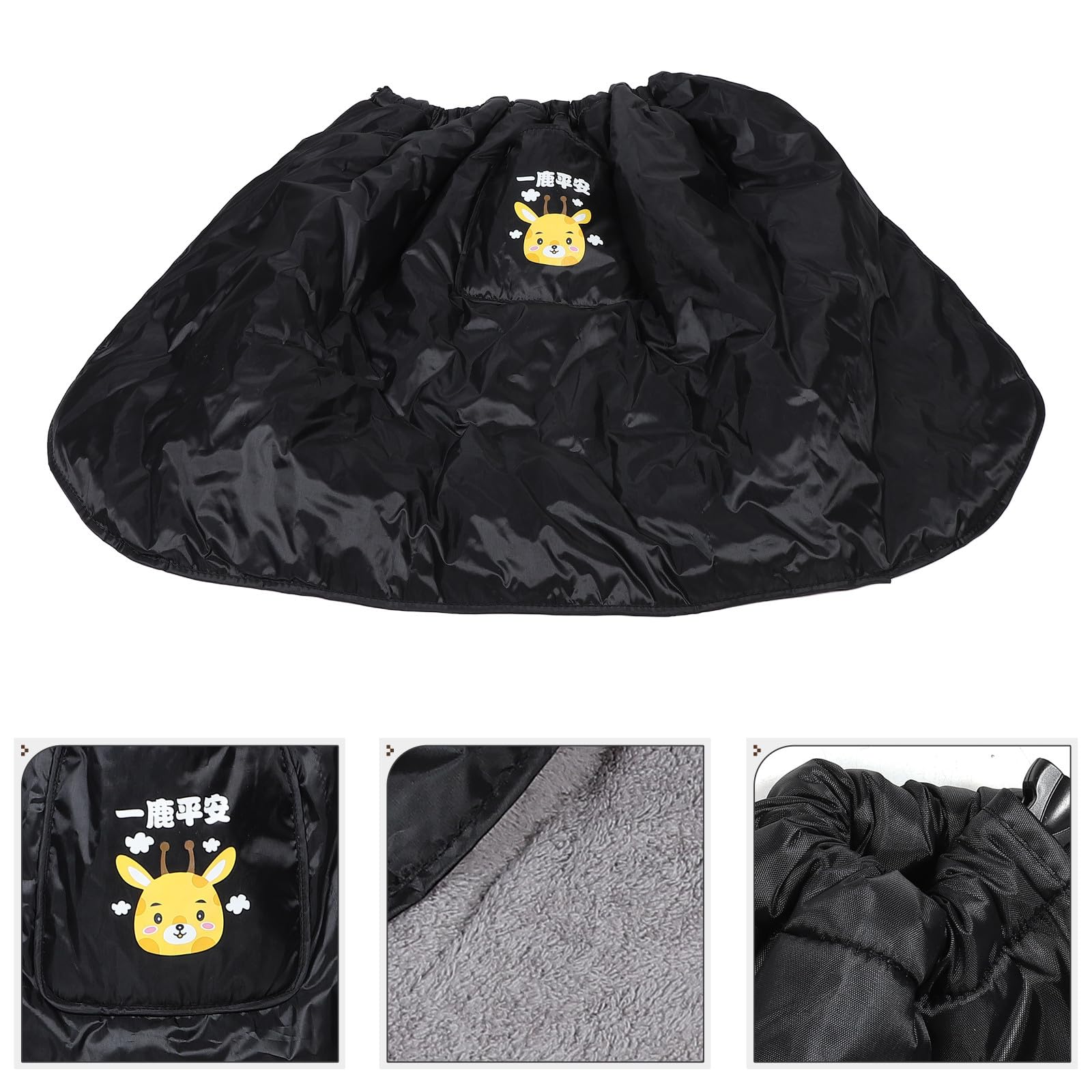 YARNOW Housse Thermique Pare-Brise Scooter Électrique Coupe-Vent et Imperméable, Tablier de Jambe Réglable pour Protection Froid et Pluie, Accessoires pour Trottinette Électrique