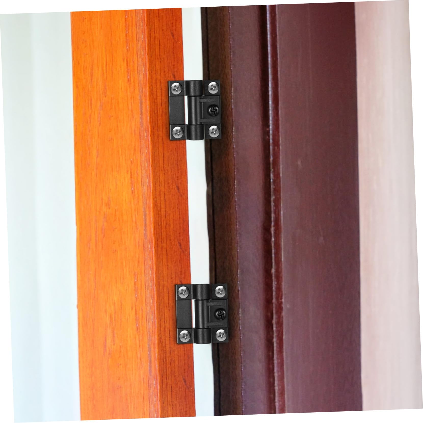 HOMSFOU 10pezzi Cerniere Regolabile in Plastica Robusta Cerniere Per Scatole Di Legno Porte Di Armadi Finestre Miniature Per Mobili Molla Per Scrivanie Armadietti Basso Rumore Per Interni