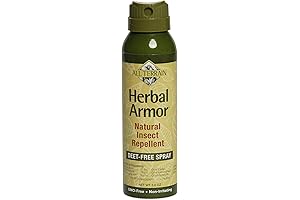 Herbal Armor Deet Free Continuous Spray 3 Oz Travel Size Insect Repellent