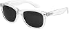 UltraByEasyPeasyStore Adults Clear Frame Sunglasses Transparent Sunglasses Retro UV400 Mens Womens