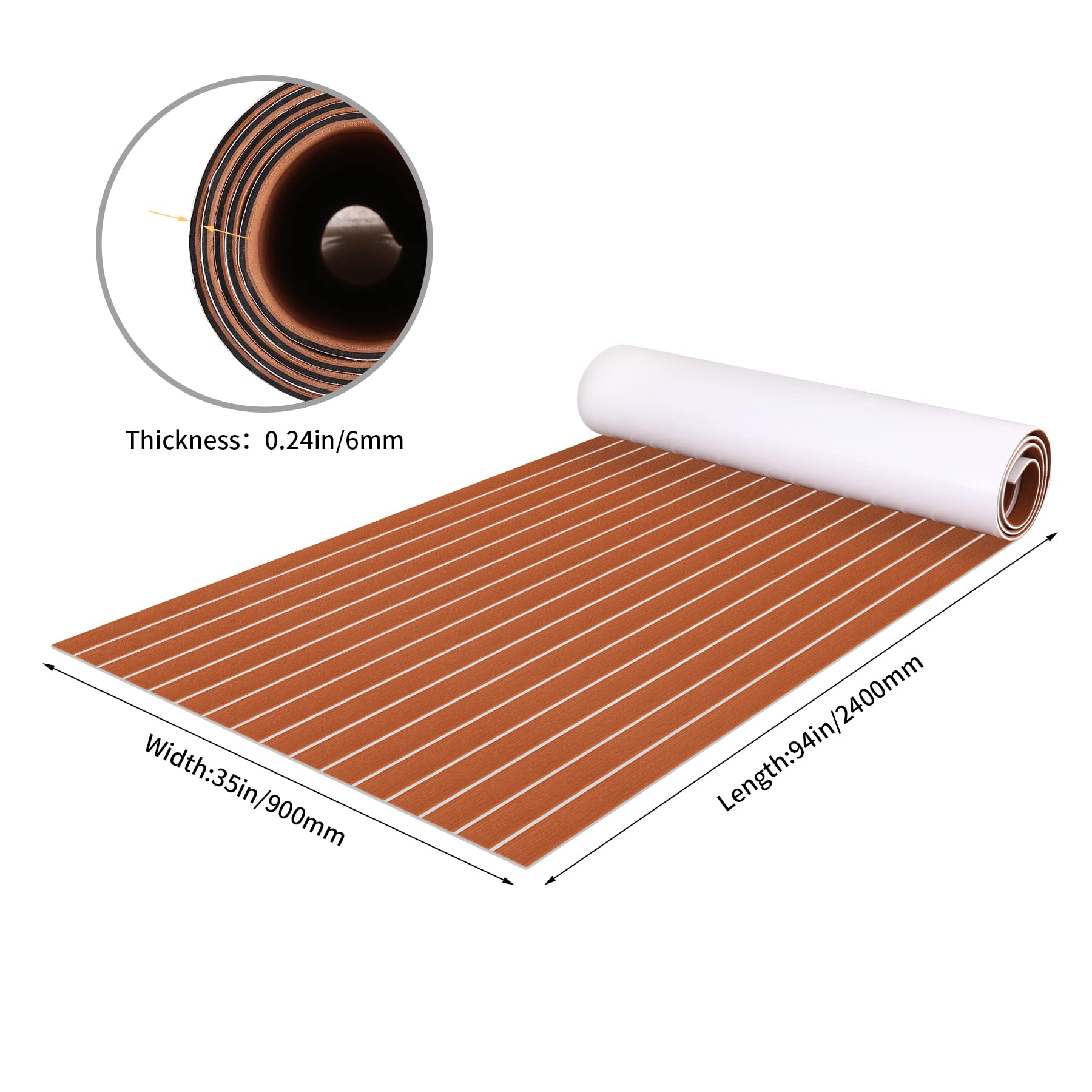 Pavimentazione Eva Foam Teak