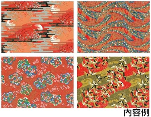 Miniatura 2 de Mountain Valley de papel para Origami, grande, Washi roja