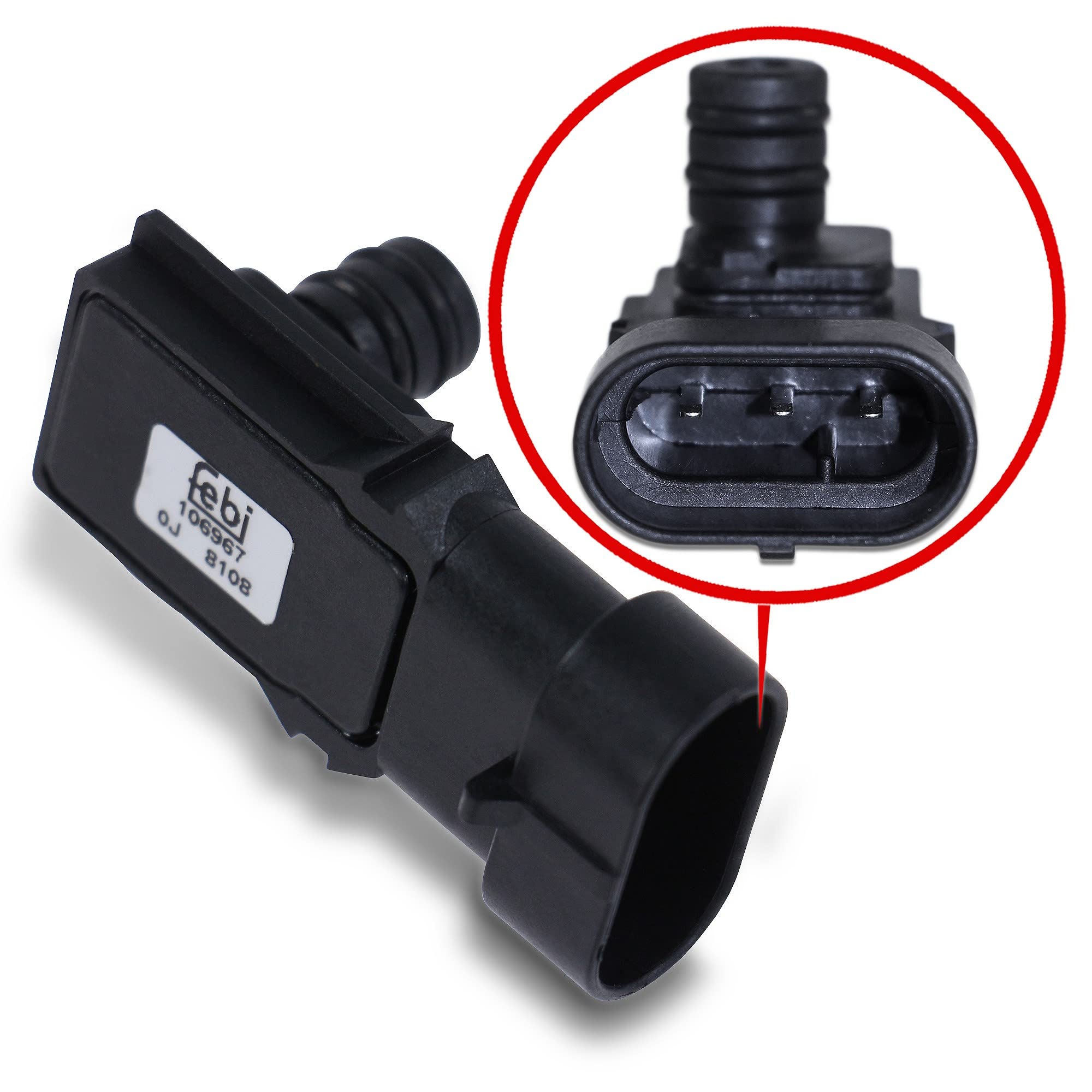 febi bilstein 106967 Manifold Pressure Sensor, 1 unit