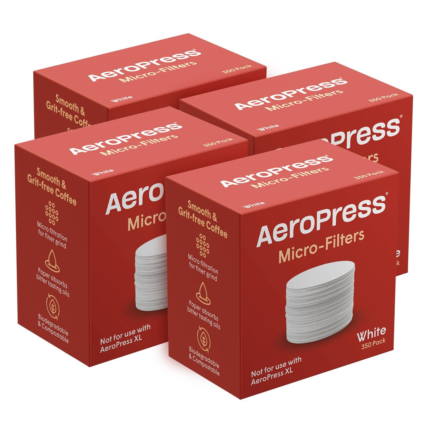 Filtres AeroPress originaux lot de 1400 filtres en papier pour machine à café