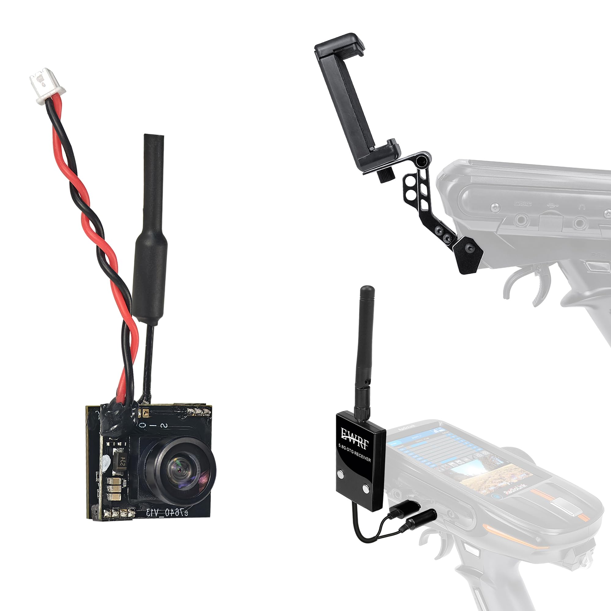 ホビーラジコン Geprc vtx antena camera set Amazon.com: ATA HOBBY Radiolink 5.8G 48CH Wireless Image