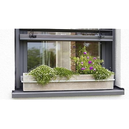 CV Blumenkastenhalterung Fenster Blumenkastenhalter verstellbar Aluminium Druckguss