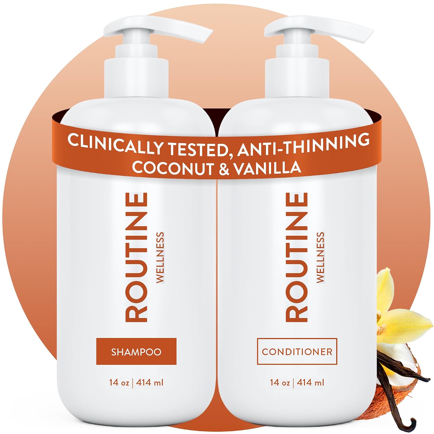 Routine Wellness Anti-Thinning Shampoo & Conditioner Set - Biotin