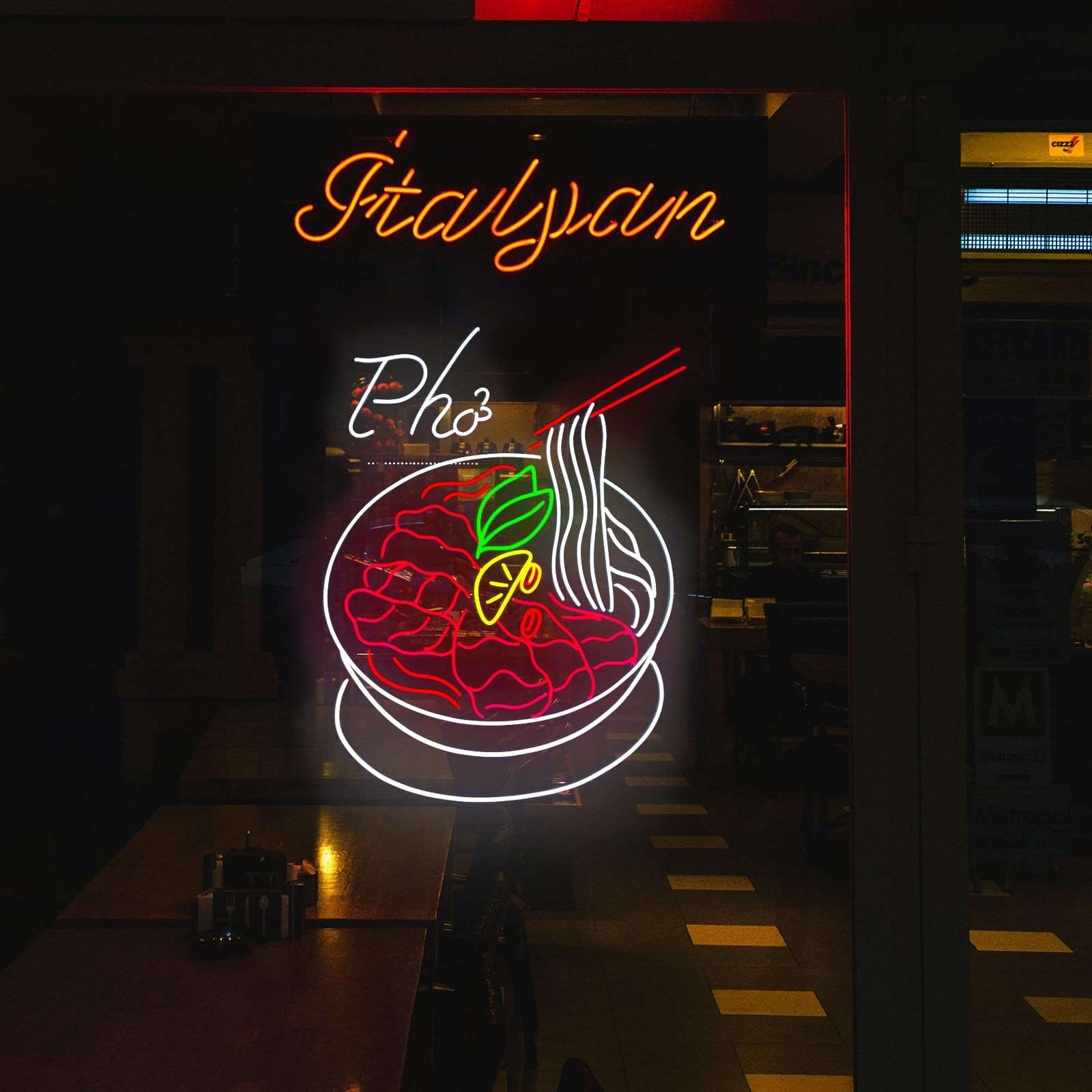 ADVPRO Cartel Luminoso I459-b Pho Vietnamese Vietnam Noodle Food Light Sign