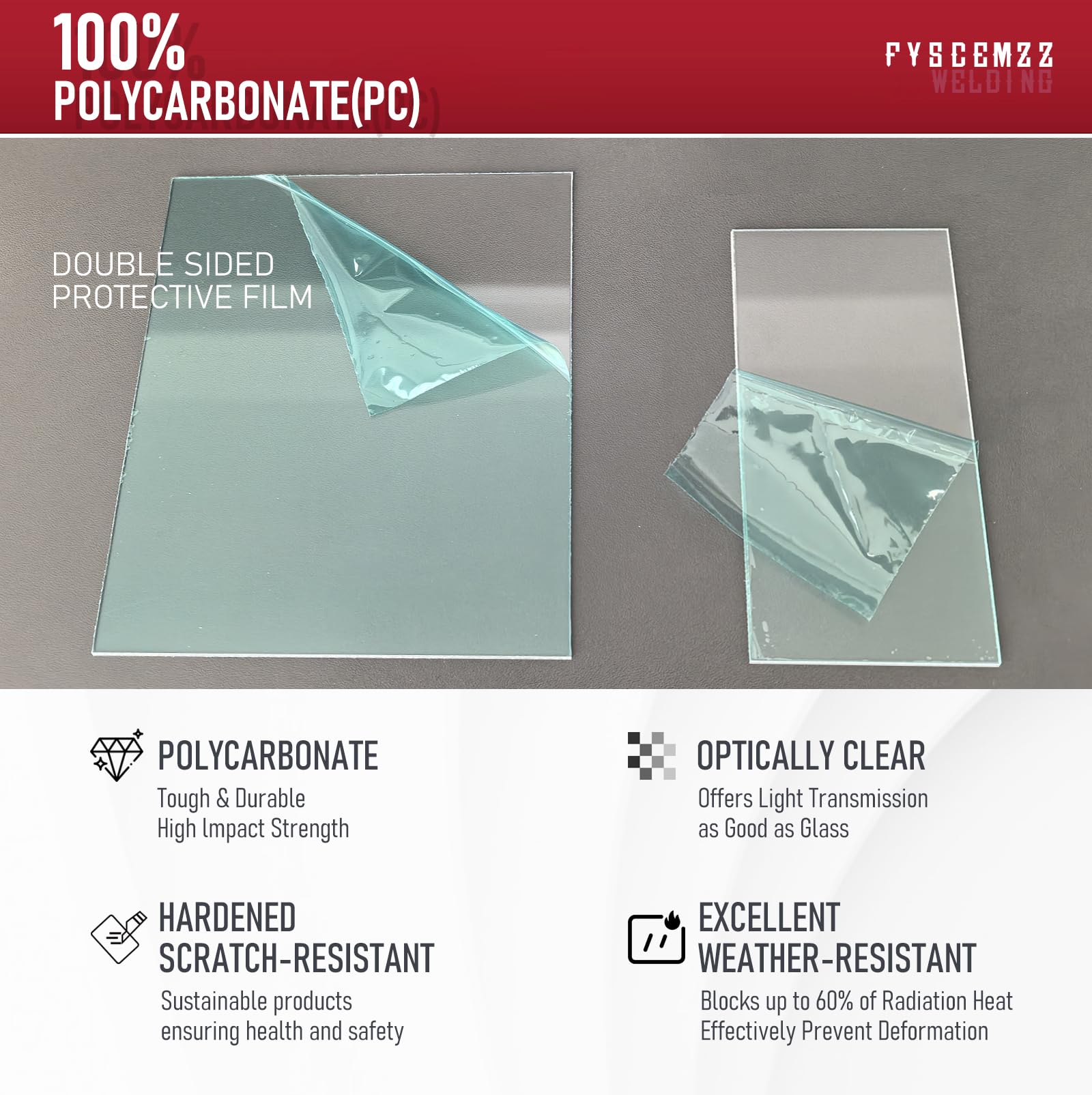 20 piezas – 231411 231410 kit de lentes de cubierta transparente interior exterior