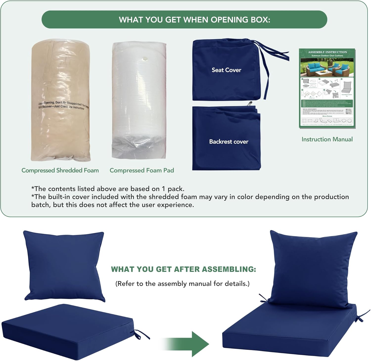 Elevate Your Patio Comfort: Review of Waterproof Outdoor Chair Cushions Set