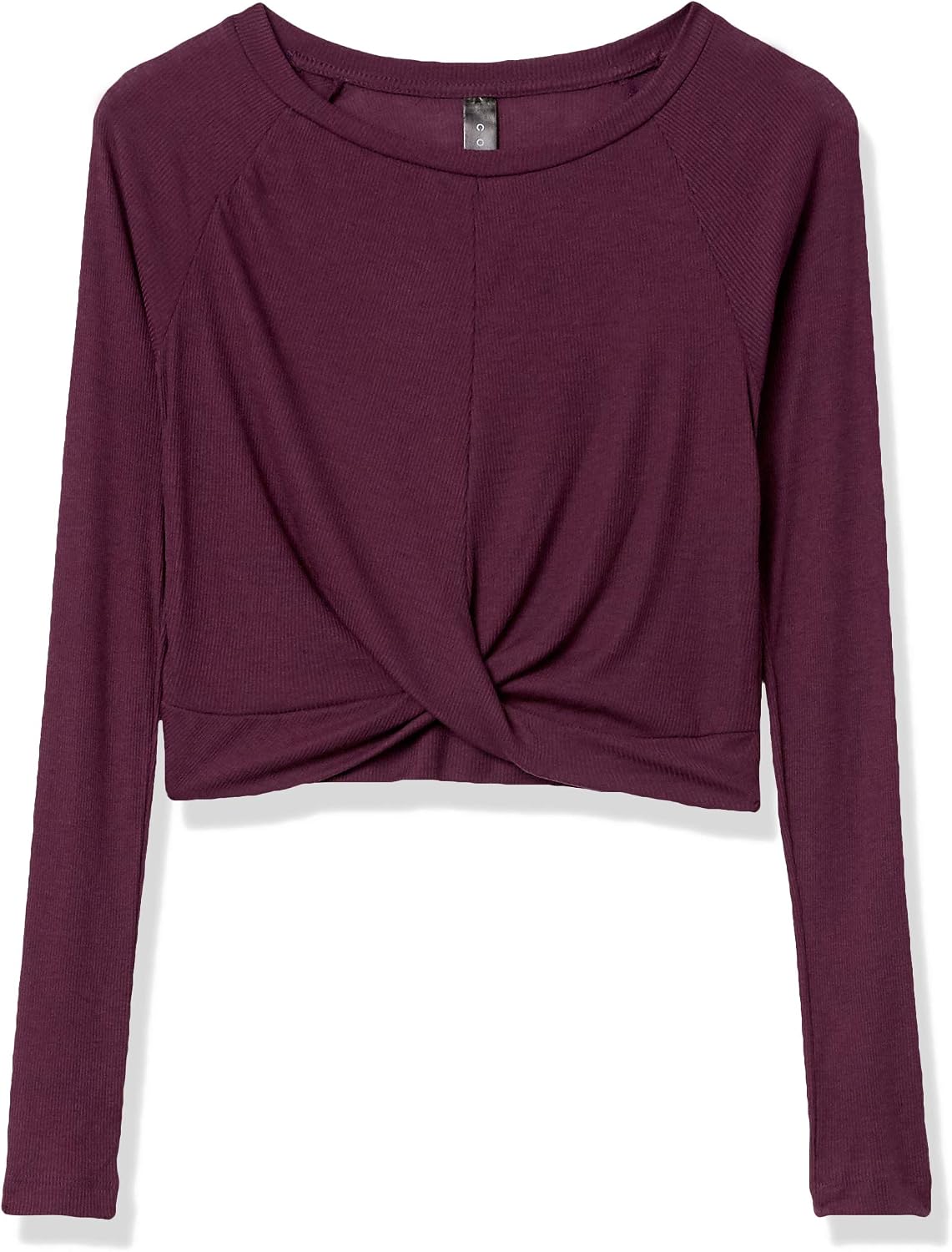 Core 10 Women's Ultra-Lightweight Semi-Sheer Rib Knit Wrap Long Sleeve Yoga Shirt