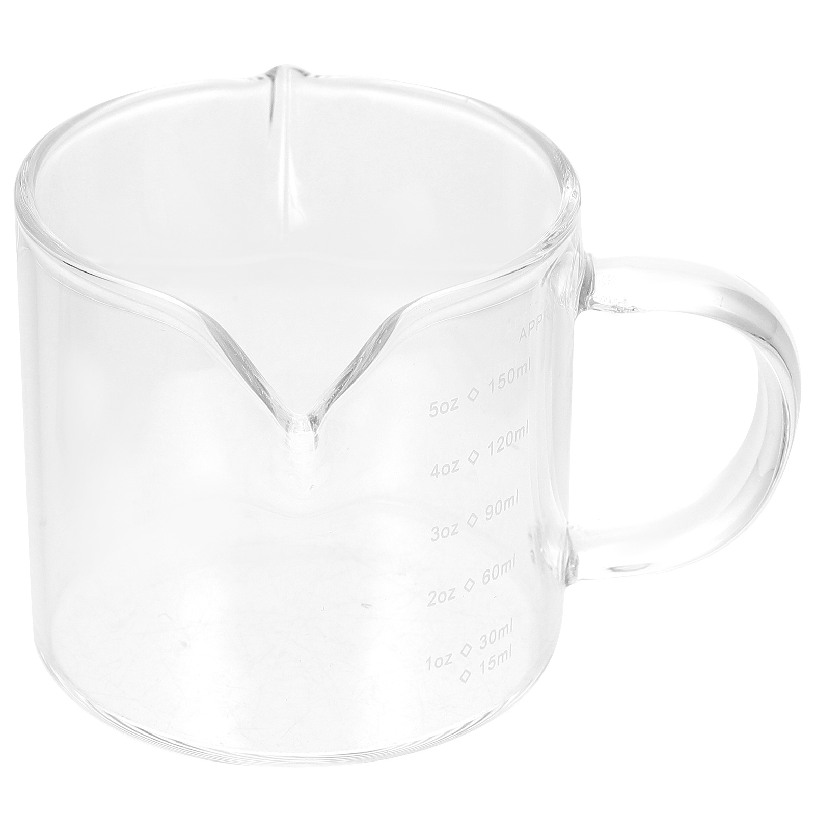 Jarra medidora transparente 150 ml con pico vertedor miniatura 7