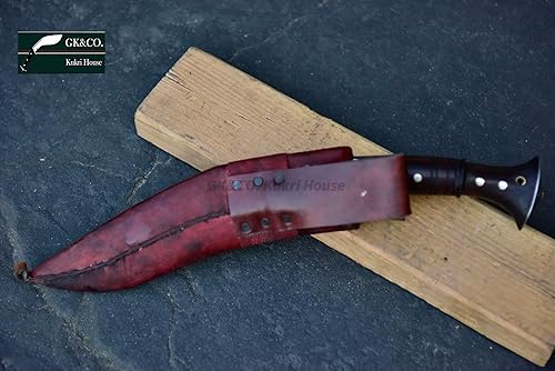 Miniatura 9 de GK&CO. Kukri House Auténtico Kukri/khukuri – Auténtico 10 pulgadas 3 Chirra (3 más completos) La Bestia, mango de madera de espiga completa, funda